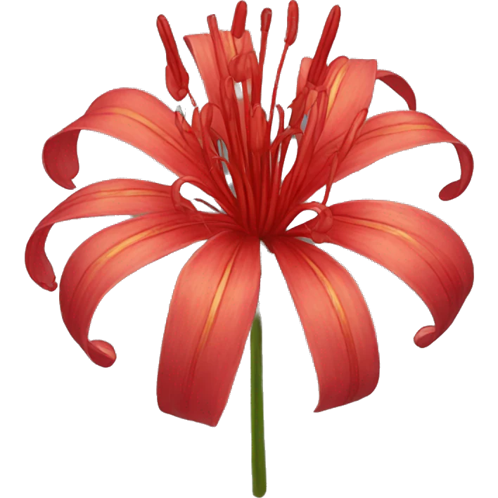 Red lycoris emoji