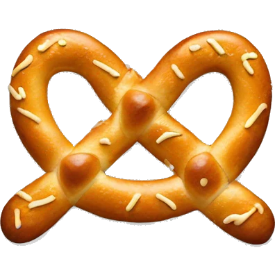 Pretzel with cheese  emoji