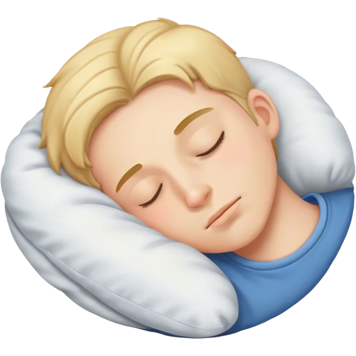 Boy sleep emoji