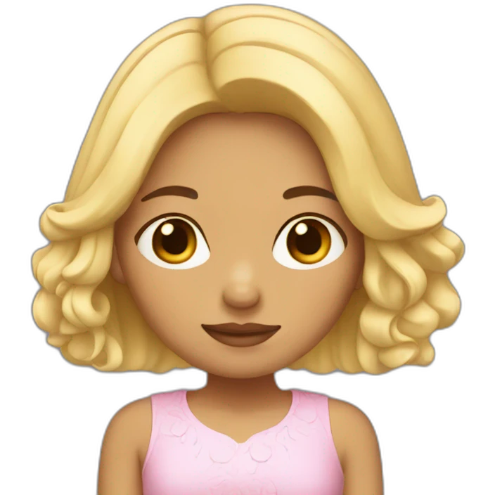 Mexican girl with blonde hair emoji
