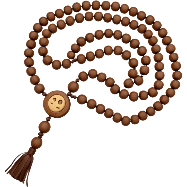 Beads, Large prayer beads  emoji