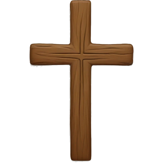 Biblically accurate cross emoji