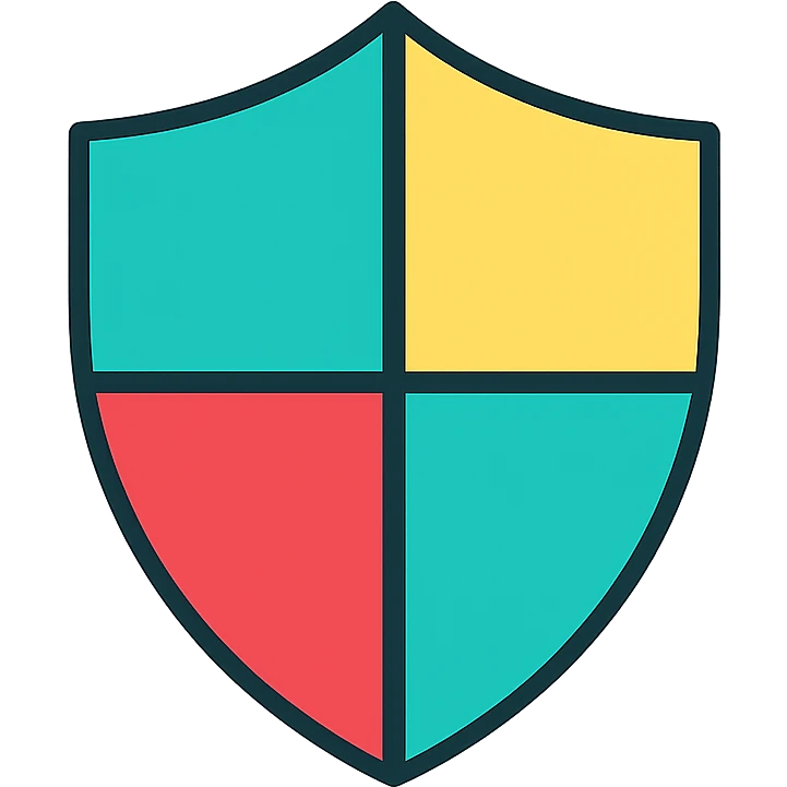 A shield emoji