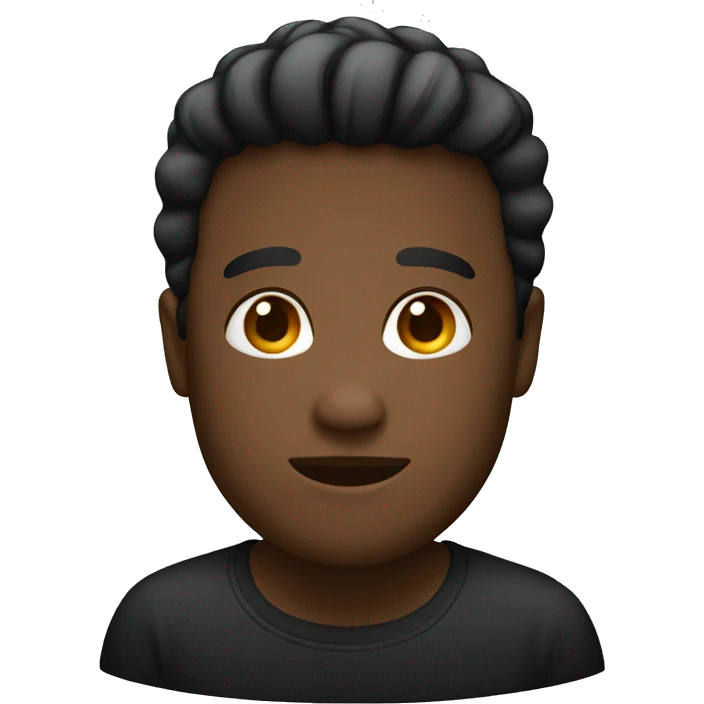 IPhone Black emoji