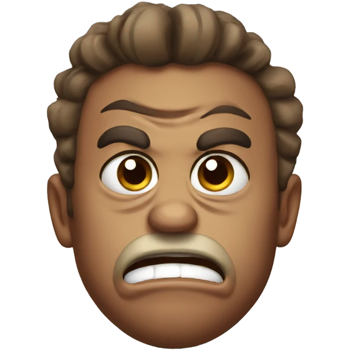 Angry buckeye emoji