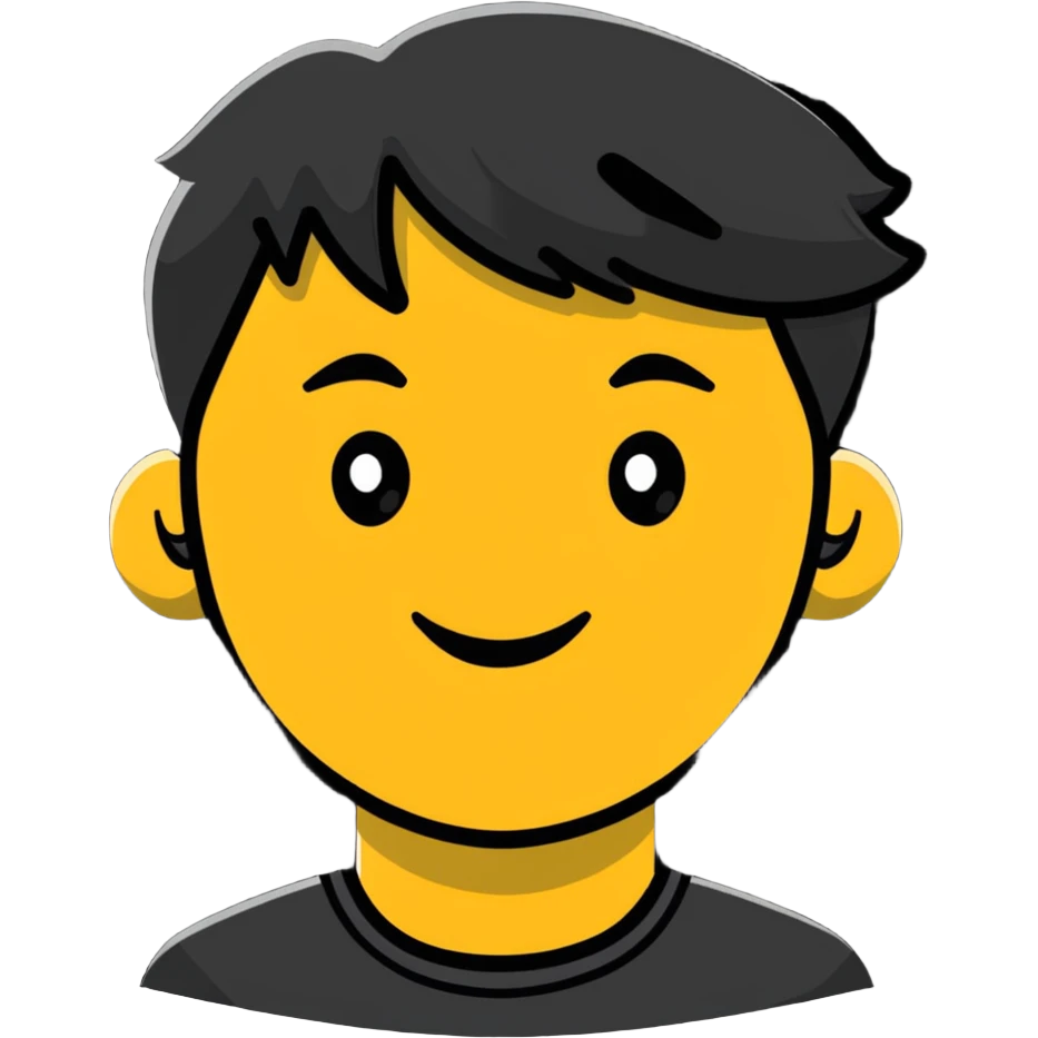 person with an awkward fake smile trying to look happy emoji