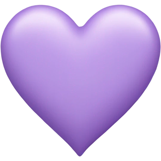 lilac heart emoji