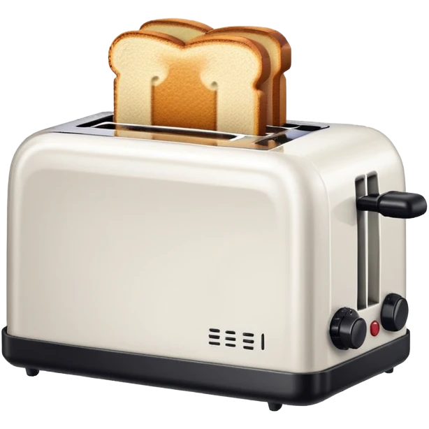 A toaster emoji, drawn with an 8-bit pixelated look, similar to early video game sprites. VERY LOW RES. emoji