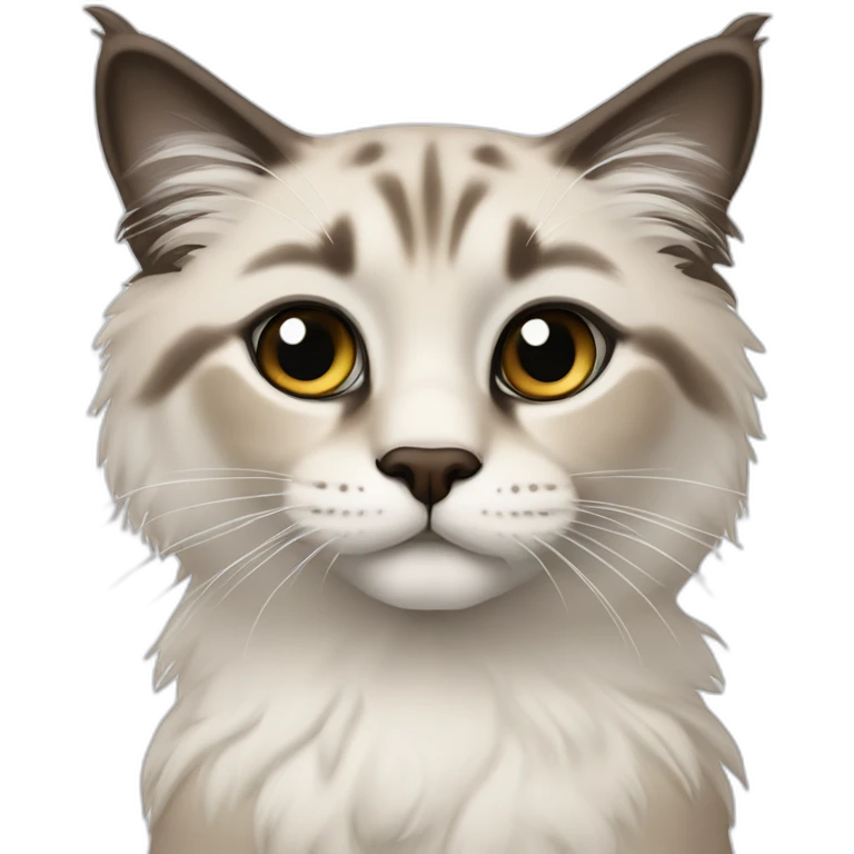 Lynx point ragdoll emoji