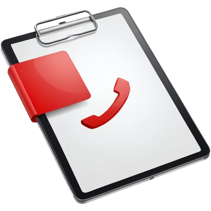 simple iconic white page with red PDF label emoji