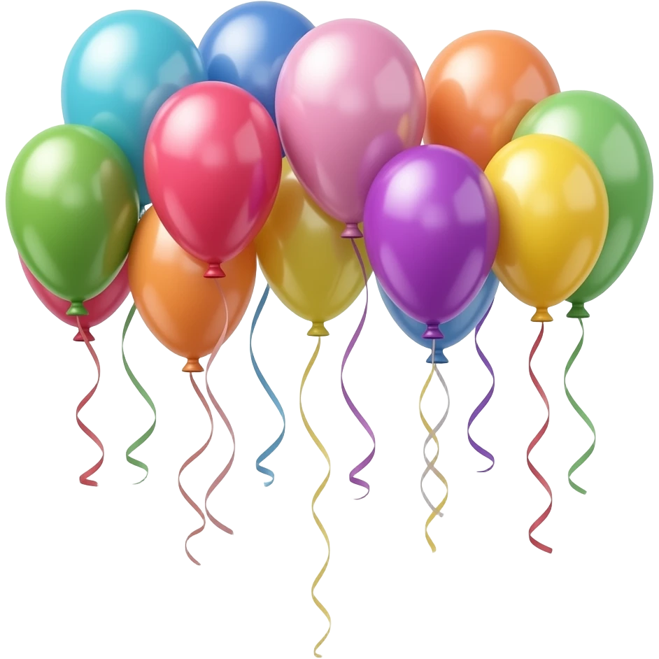 BALLOON STREAMERS emoji