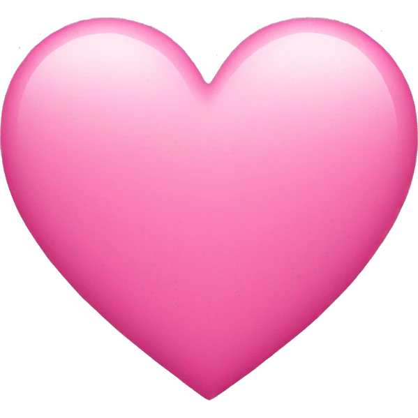 Pink heart  emoji