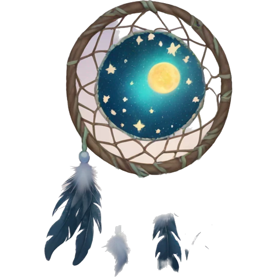 moon-and-stars-dreamcatcher emoji