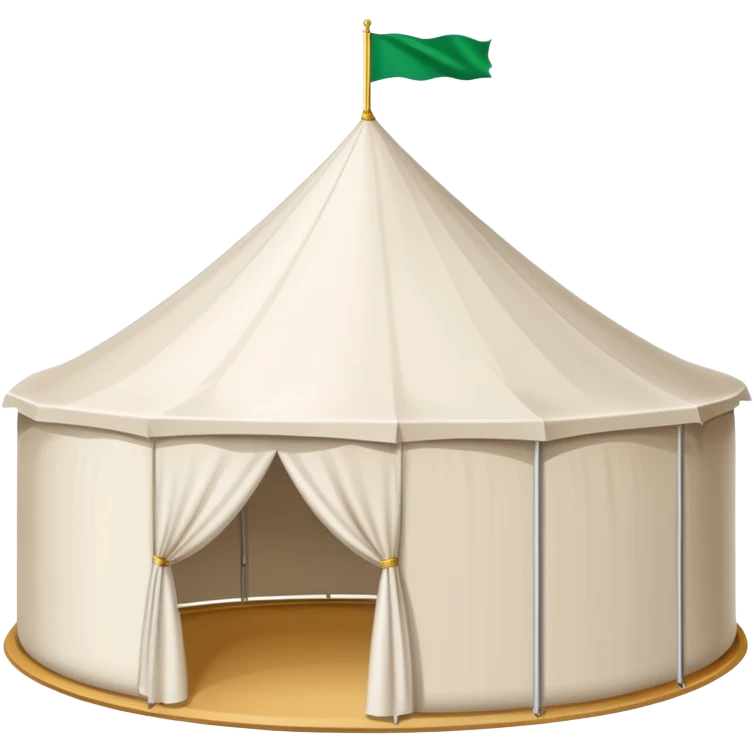 white tent like arafah the ones in saudi emoji