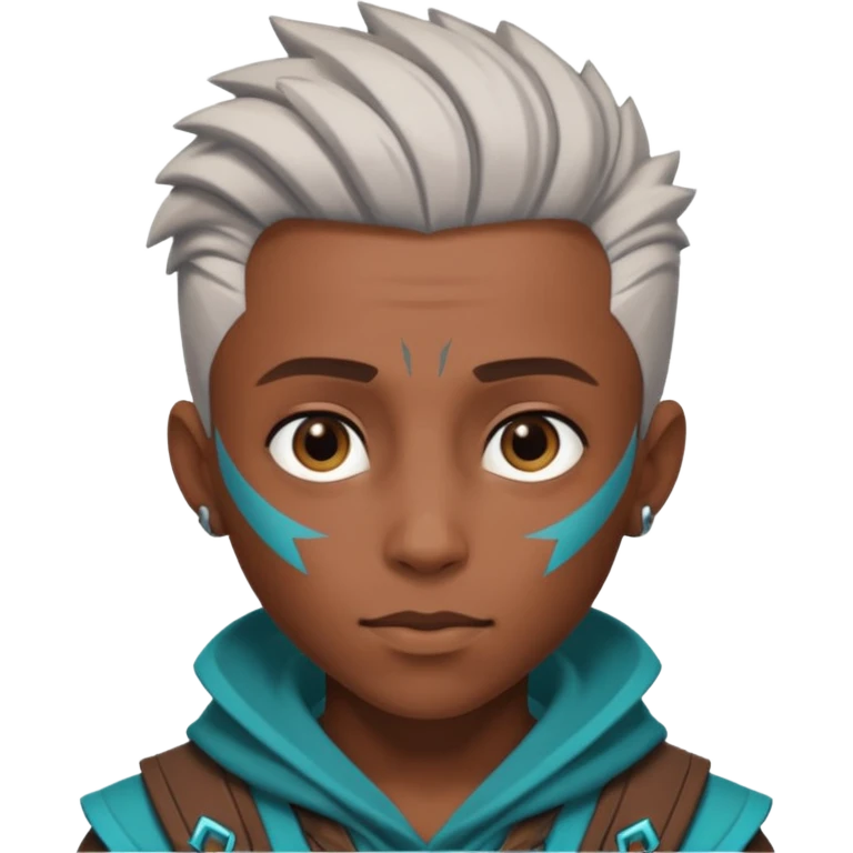 Ekko from the Arcane (a Netflix animation) emoji