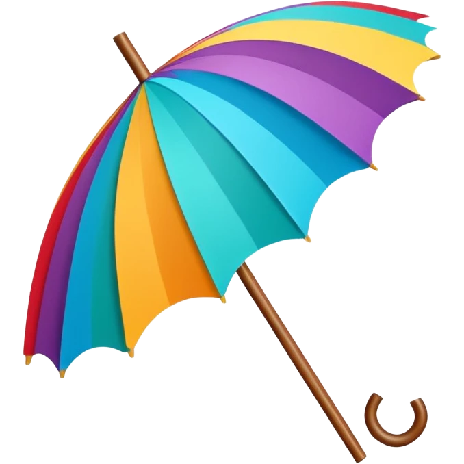 Guarda chuva de bebida alcoólica  emoji