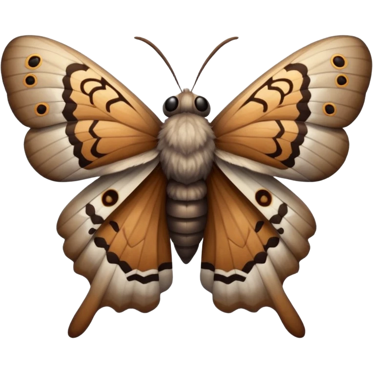moth, different angle emoji