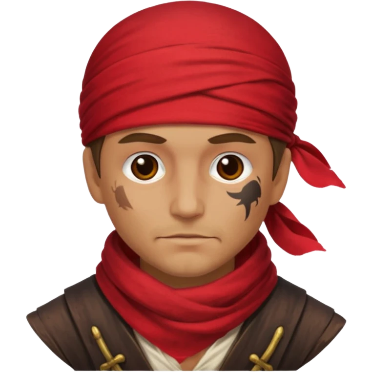 Pirate with scarf 
 emoji