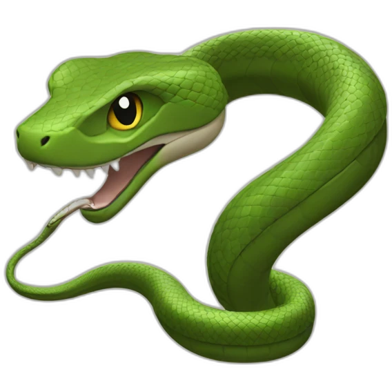 Solide snake emoji