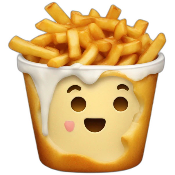 Poutine qui mange poutine emoji