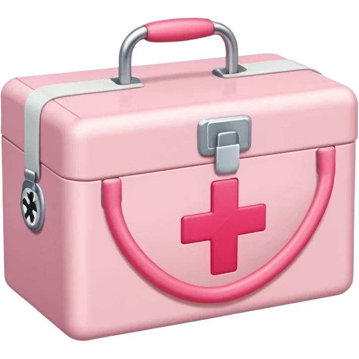 Pastel Pink medical box emoji
