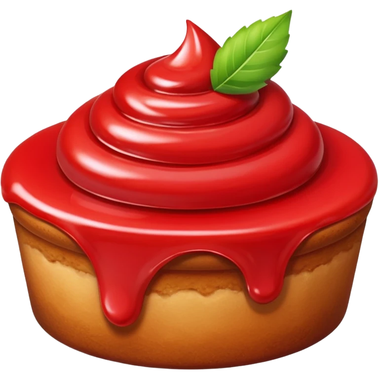 red dessert emoji