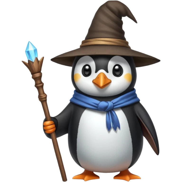 Penguin Wizard emoji