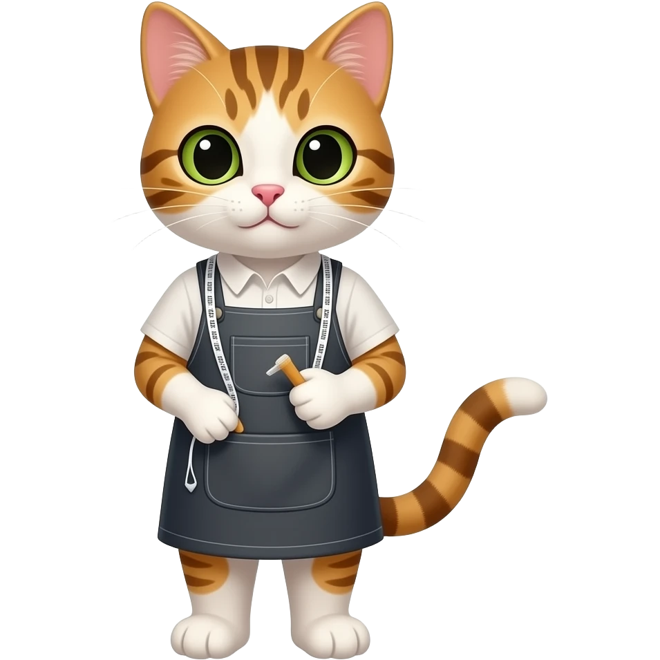 cat seamstress emoji