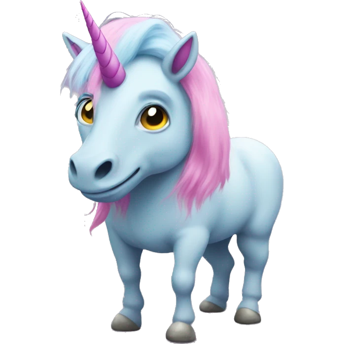 Unicorn troll emoji