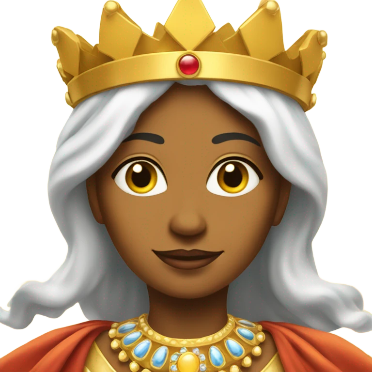 Sun with queen  emoji