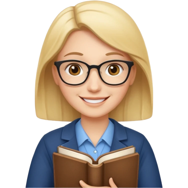 Teacher with a book  emoji