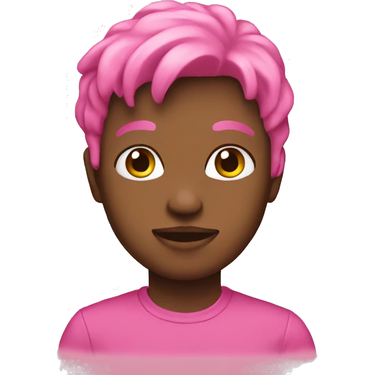 Pink emoji