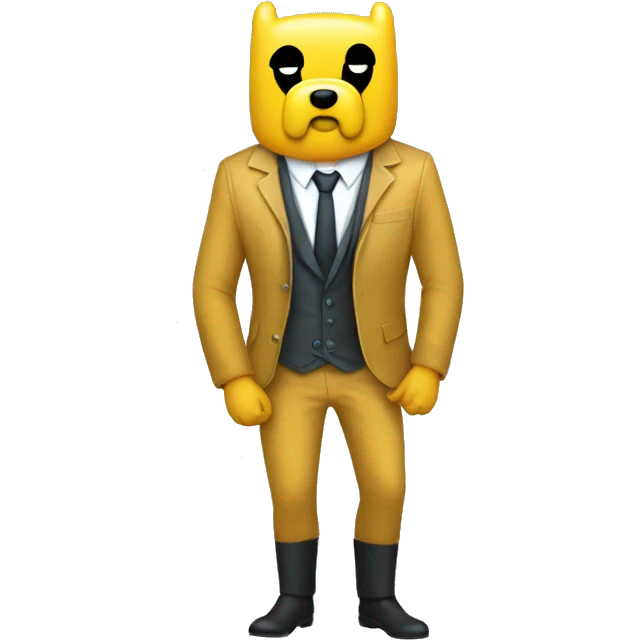 Adventure time Jake suit emoji