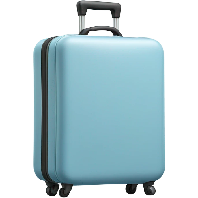 Light blue suitcase emoji