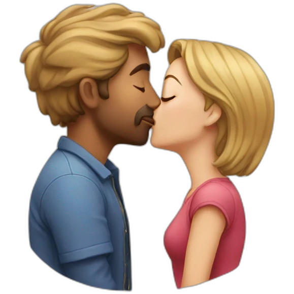 Kissing people  emoji