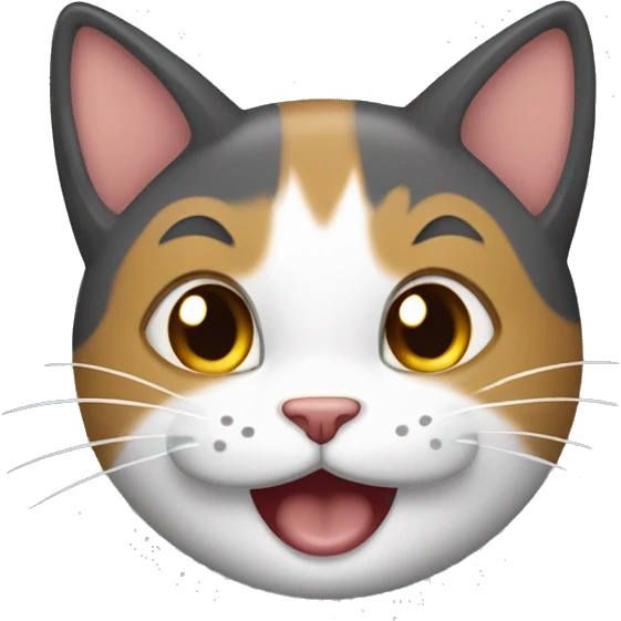 Gato dando língua  emoji