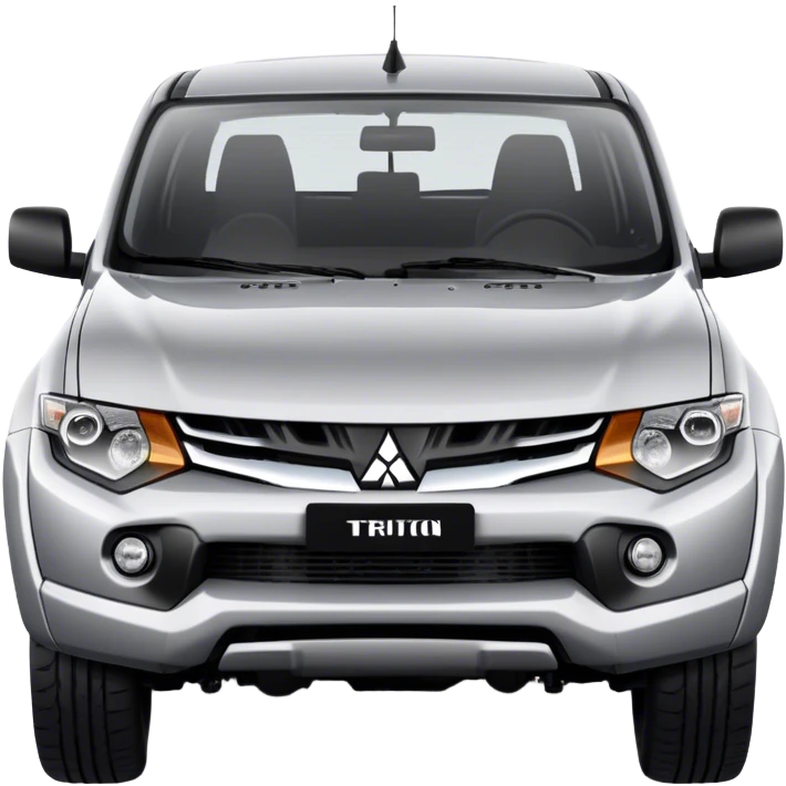 Mitsubishi Triton - Mitsubishi (Model Year: 2023) (Iconic colour: Silver) emoji
