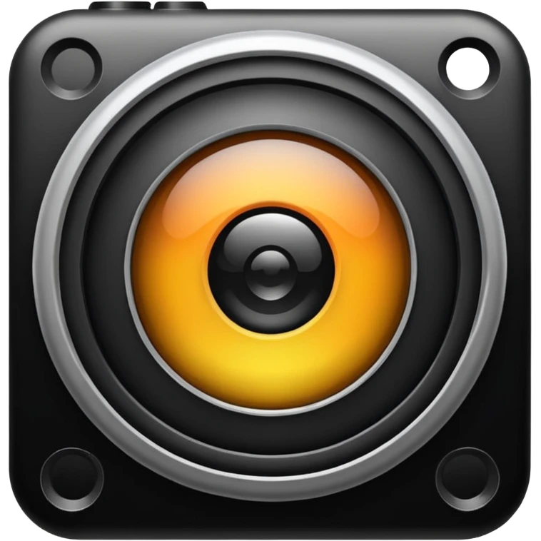 create a camera aperture emoji with black blades, 24px should be the emoji emoji