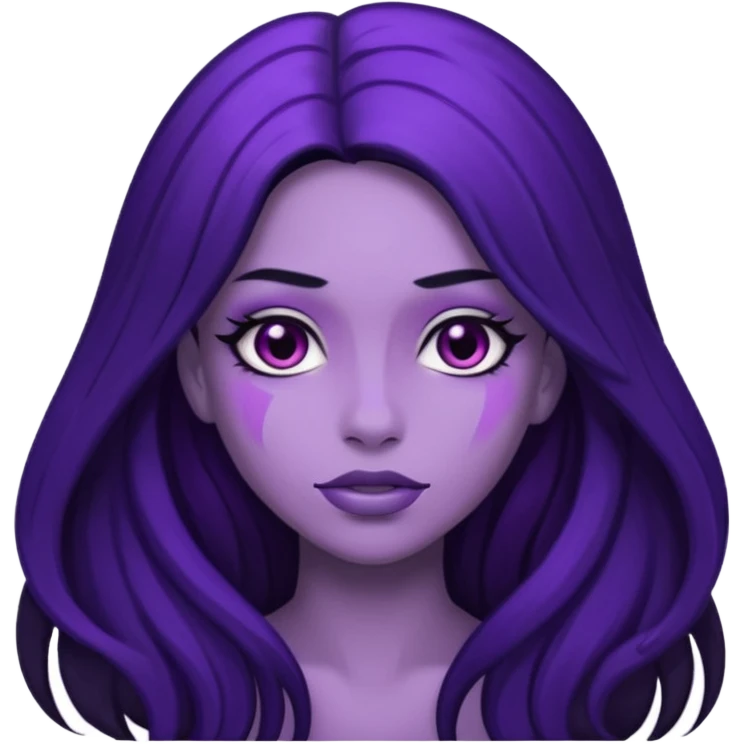 Purple girl emoji