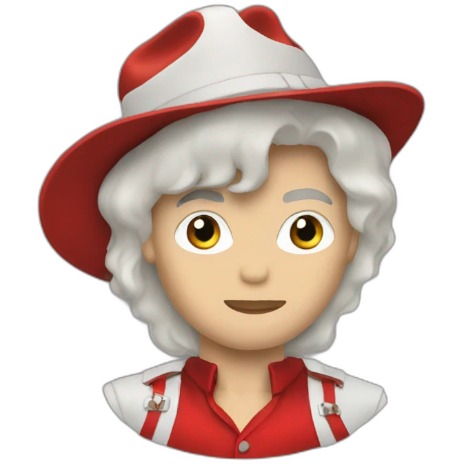 Michael jackson red emoji