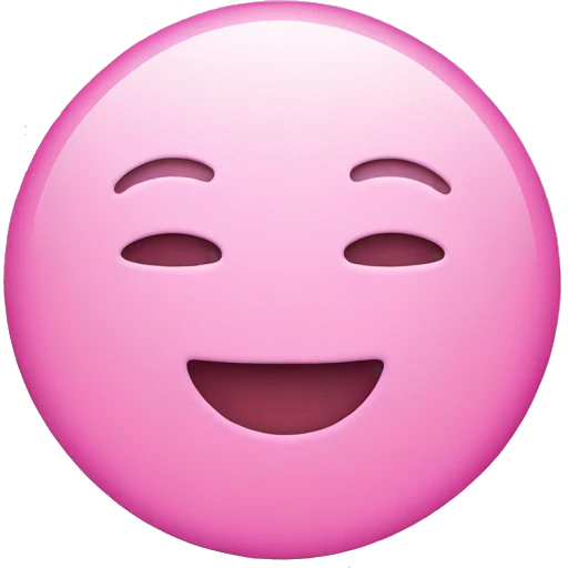 Pink circle emoji