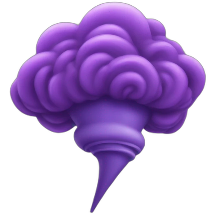 purple tornado  emoji