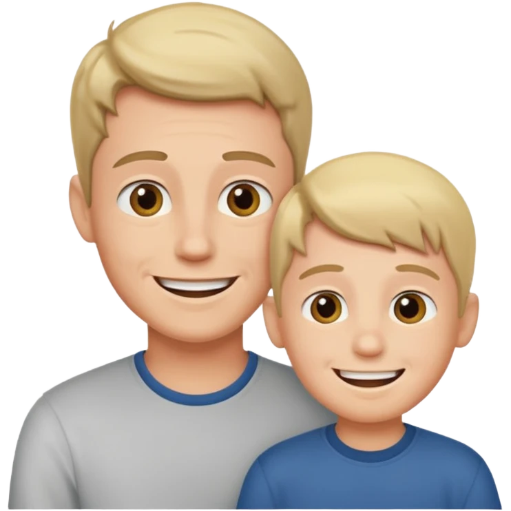 hijo habalndo con padre emoji