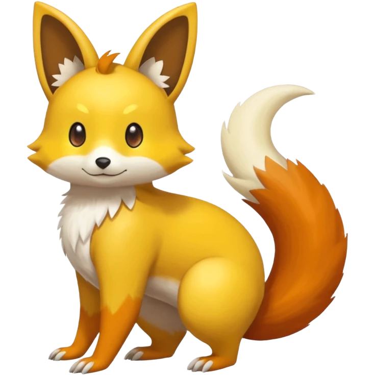 Buizel-Emolga-Pachirisu-Cacomistl-Fakemon-hybrid-creature (full body) emoji