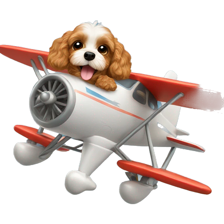 Cavapoo-flying-in-an-airplane emoji