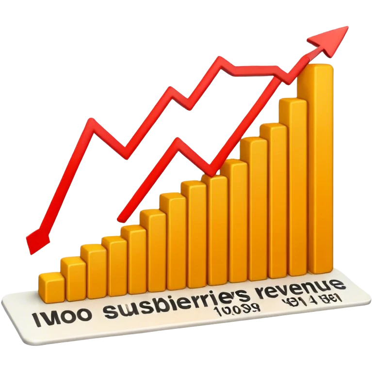 many subscribers, but no (or low) revenue emoji