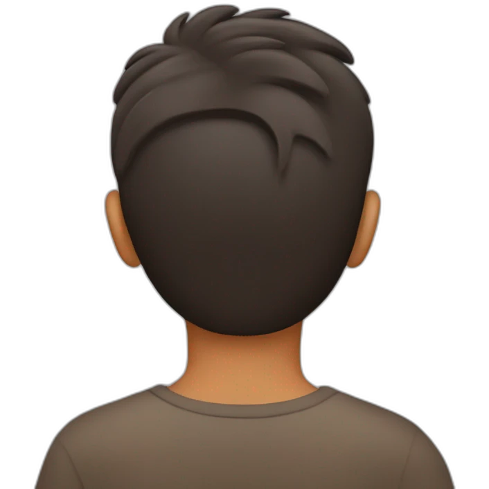 armenian-brownskin 14 y. o. boy, back view emoji