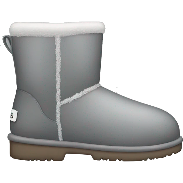 Gray Uggs boots  emoji