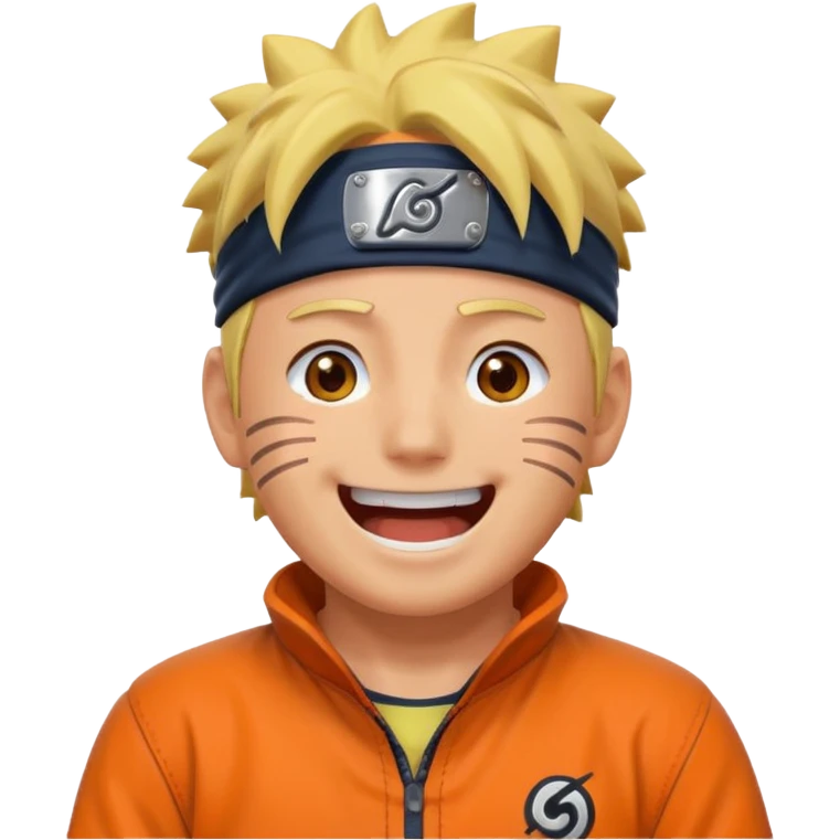 Laughing naruto emoji