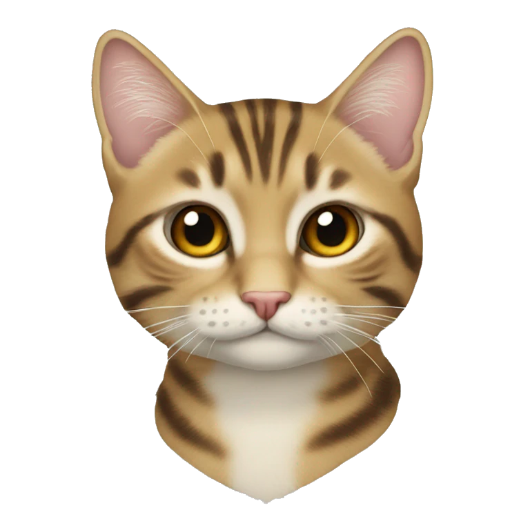 кошка с бантиком emoji